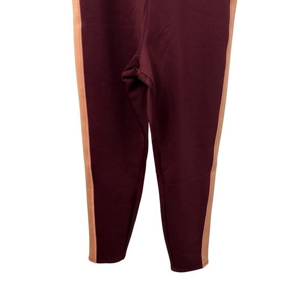 Fabletics Atlantis Scuba 7/8 Jumpsuit Romper Onesie XXL Maroon Pink - Picture 7 of 11